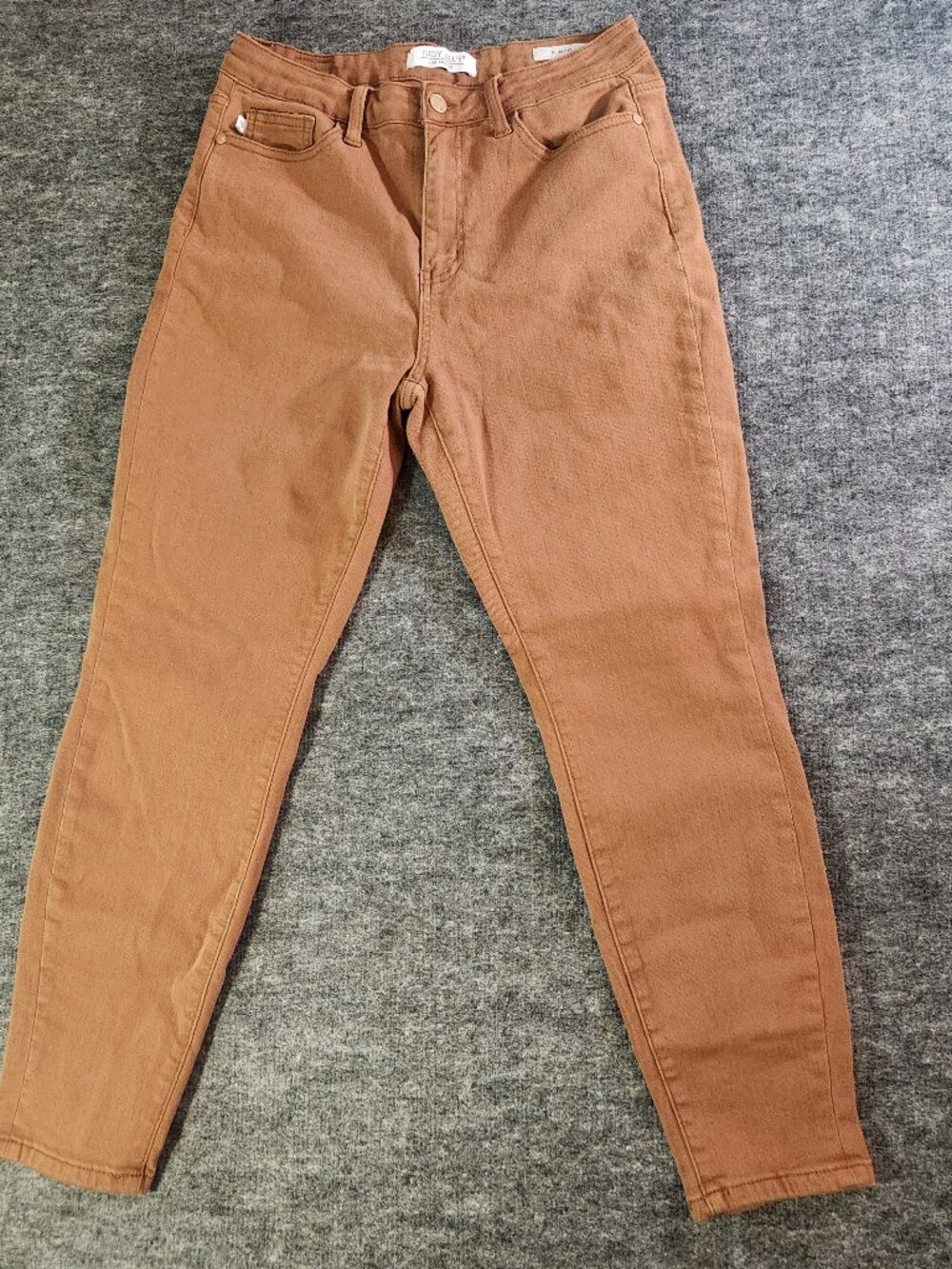 Judy Blue High Waisted Colored Skinny Jeans Size 9 / 29 Chestnut Brown